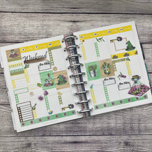 Load image into Gallery viewer, Green Witch Weekly Sticker Kit
