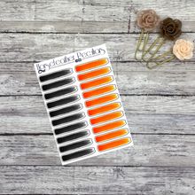 Load image into Gallery viewer, Candy Corn Witch Weekly Sticker Kit