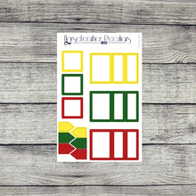 Load image into Gallery viewer, Christmas Dragons Weekly Sticker Kit