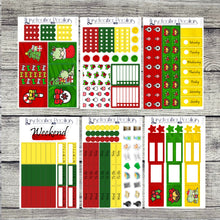 Load image into Gallery viewer, Christmas Dragons Weekly Sticker Kit