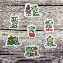 Load image into Gallery viewer, Christmas Dragons Weekly Sticker Kit