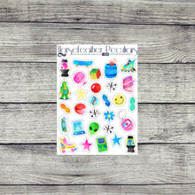 Load image into Gallery viewer, Nostalgia Nerd a5 Weekly Sticker Kit