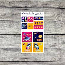 Load image into Gallery viewer, Geeky Gamer a5 Weekly Sticker Kit