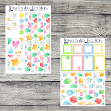 Load image into Gallery viewer, Pastel Birthday Weekly a5 Sticker Kit
