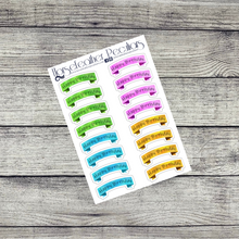 Load image into Gallery viewer, Pastel Birthday Weekly a5 Sticker Kit