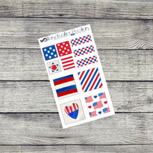 Load image into Gallery viewer, America the Beautiful a5 Weekly Sticker Kit