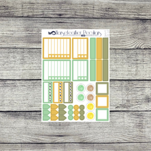 Load image into Gallery viewer, Green Witch a5 Weekly Sticker Kit