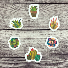 Load image into Gallery viewer, Summer Succulent Weekly Sticker Kit