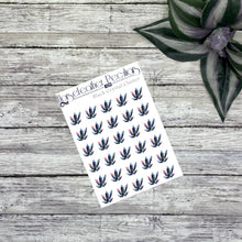 Load image into Gallery viewer, Black Crystal Cluster Planner Stickers