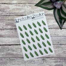 Load image into Gallery viewer, Green Crystals Planner Stickers