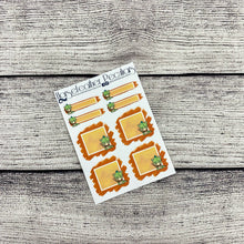Load image into Gallery viewer, Halloween Dragon Paint Splotch Boxes Planner Stickers