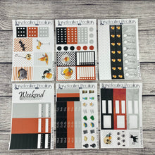 Load image into Gallery viewer, Candy Corn Witch Weekly Sticker Kit