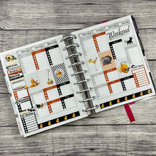 Load image into Gallery viewer, Candy Corn Witch Weekly Sticker Kit