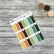 Load image into Gallery viewer, Large Flag Planner Stickers