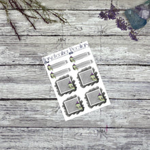 Load image into Gallery viewer, Halloween Dragon Paint Splotch Boxes Planner Stickers