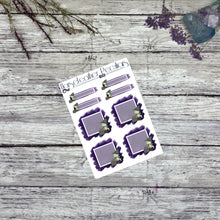 Load image into Gallery viewer, Halloween Dragon Paint Splotch Boxes Planner Stickers