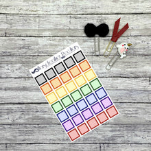 Load image into Gallery viewer, Square Functional Planner Stickers