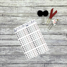 Load image into Gallery viewer, Stitched Checklist Planner Stickers