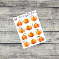 All the Pumpkins Planner Stickers