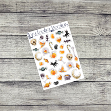 Load image into Gallery viewer, Candy Corn Witch Weekly Sticker Kit