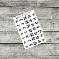 Checkered Shapes Deco