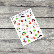 Christmas Ratties Deco Stickers