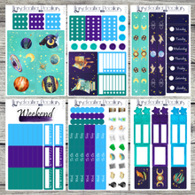 Load image into Gallery viewer, Cosmic Wizard Weekly Sticker Kit