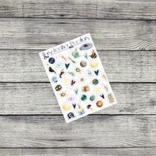 Load image into Gallery viewer, Cosmic Wizard Weekly Sticker Kit