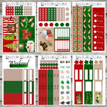 Load image into Gallery viewer, Cozy Christmas Weekly Sticker Kit