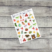 Load image into Gallery viewer, Cozy Christmas Weekly Sticker Kit