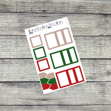 Load image into Gallery viewer, Cozy Christmas Weekly Sticker Kit