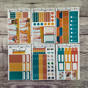 Fall Forest Weekly Sticker Kit