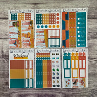 Fall Forest Weekly Sticker Kit