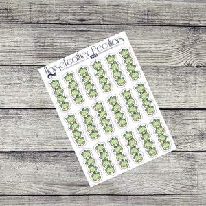 Small Dragon Head Checklist Planner Stickers