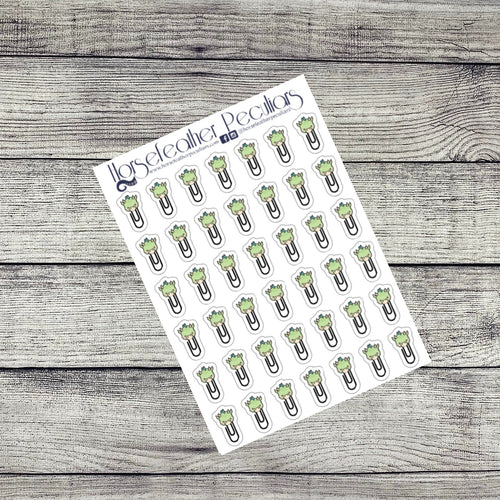 Dragon Head Paperclip Planner Stickers