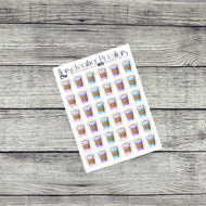 Easter Coffee Cups Deco Planner Stickers