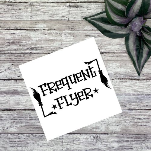 Frequent Flyer Vinyl Decal