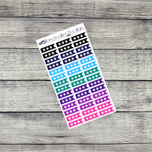 Load image into Gallery viewer, 3 Star Flag Checklist Planner Stickers