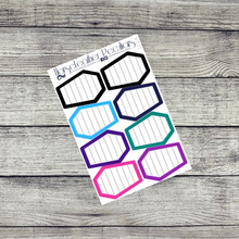 Load image into Gallery viewer, Full Box Coffin Note Box Planner Stickers