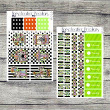 Load image into Gallery viewer, Halloween Carnival Weekly Sticker Kit