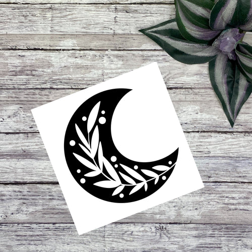 Herbal Moon 1 Vinyl Decal