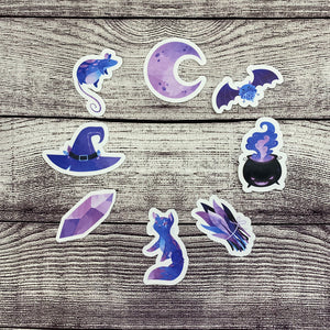 Crystal Witch Weekly Sticker Kit
