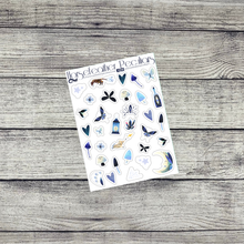 Load image into Gallery viewer, Midnight Witch Weekly Sticker Kit