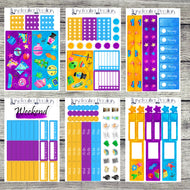 Nostalgia Nerd Weekly Sticker Kit
