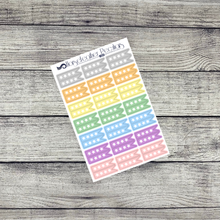 Load image into Gallery viewer, 4 Star Flag Checklist Planner Stickers