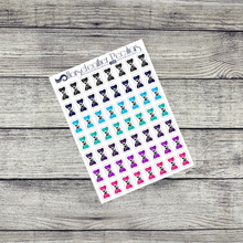 Load image into Gallery viewer, Skull Bow Planner Stickers