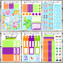 Load image into Gallery viewer, Pool Party Weekly Sticker Kit