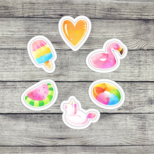 Load image into Gallery viewer, Pool Party Weekly Sticker Kit