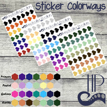 Load image into Gallery viewer, Mini Weekend Banner Planner Stickers