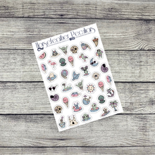 Load image into Gallery viewer, Summer Spooktacular Weekly Sticker Kit